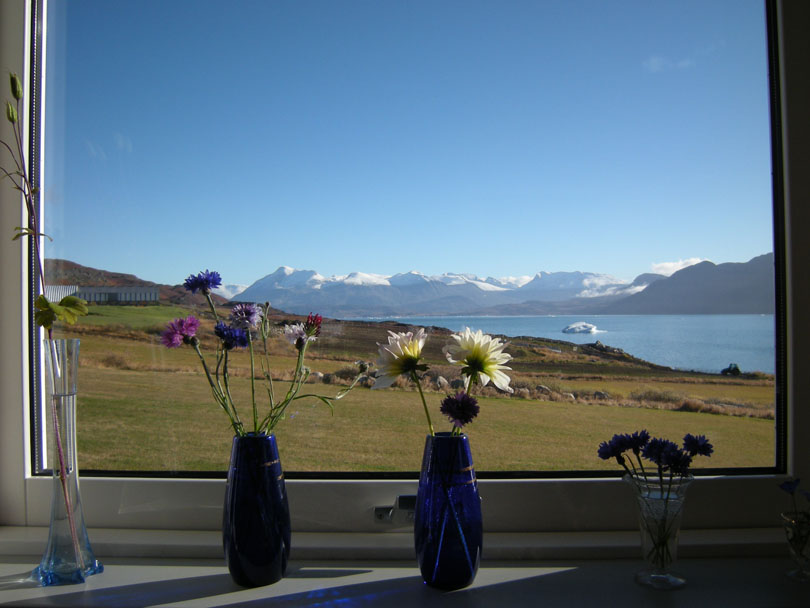 Ipiutaq guest farm, view from the dwelling house